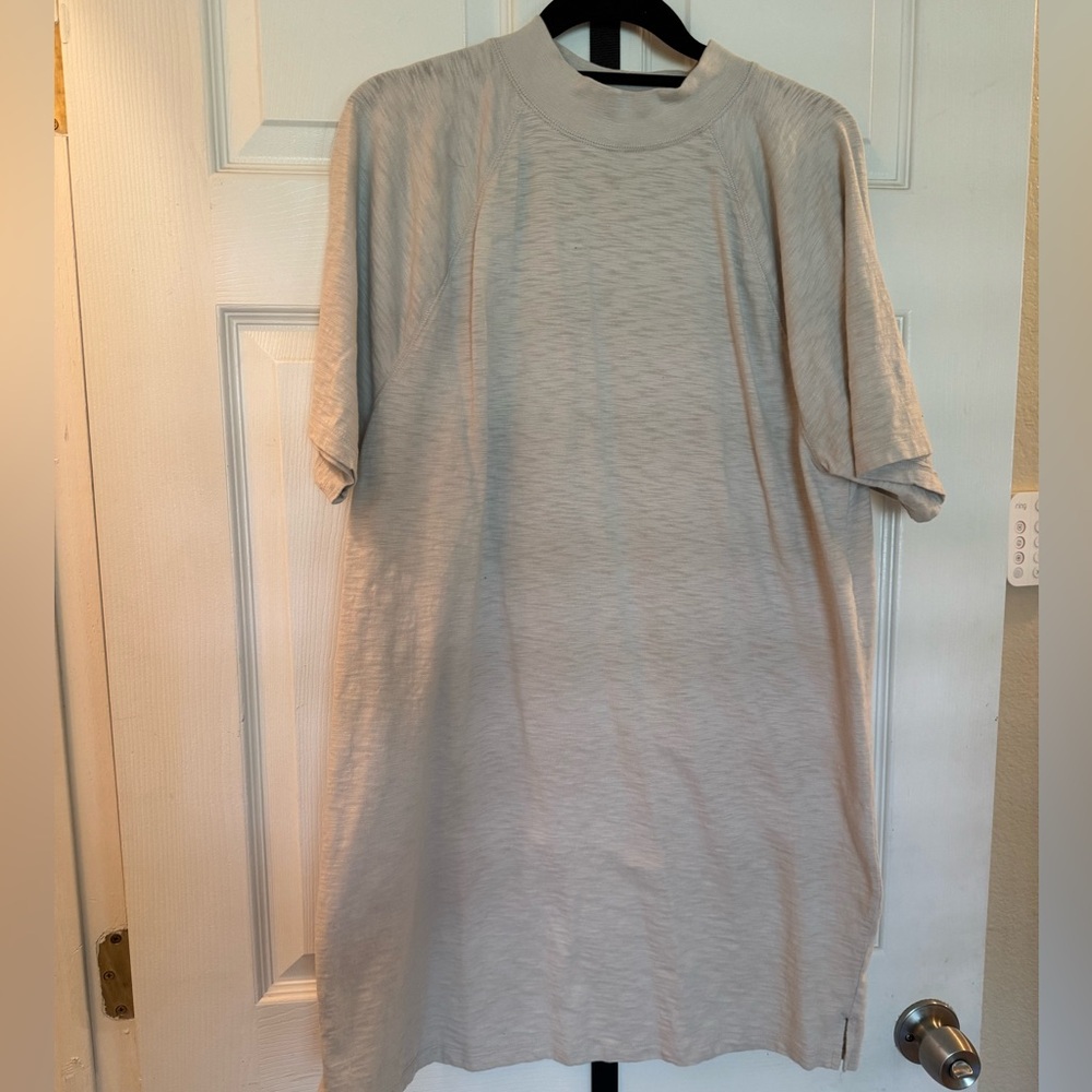 Size L, Light grey, Target Mock turtleneck T-shirt dress,